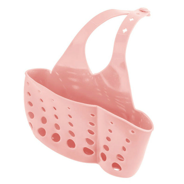 Sink Shelf Soap Sponge Holder Clip Dish Drainer Drying Rack Silicone Storage Basket Bag Bathroom Holder Kitchen Accessories Tool