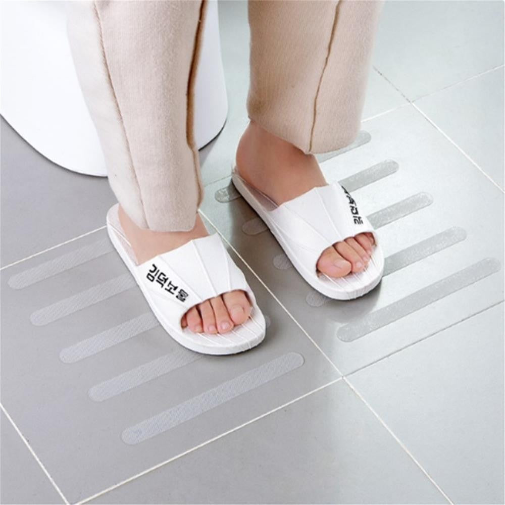 6-9pcs Anti Slip Strips Transparent Shower Stickers Bath Safety Strips Non Slip Strips for Bathtubs Showers Stairs Floors