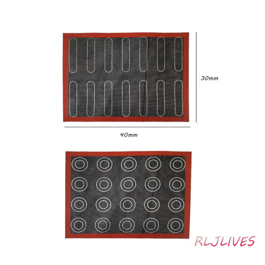 Double Sided Perforated Silicone Baking Mat Non-Stick Oven Sheet Liner Bakery Tool For Cookie Bread Kitchen Bakeware Accessories