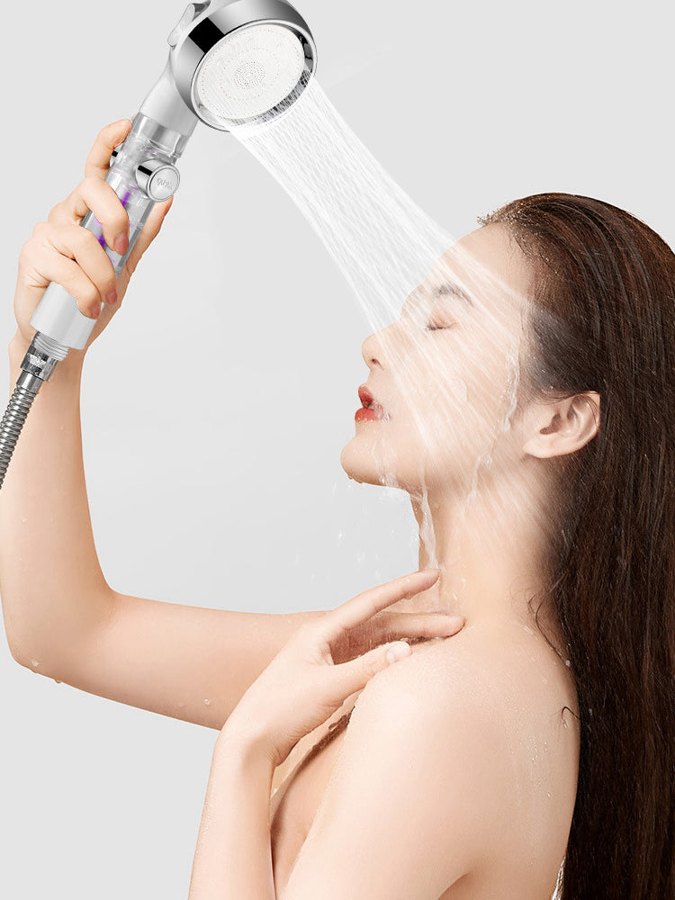 3-Modes Powerful Pressurized shower Water Saving Spray Shower Head Bathroom Hand-held Pressurized Massage Shower Head